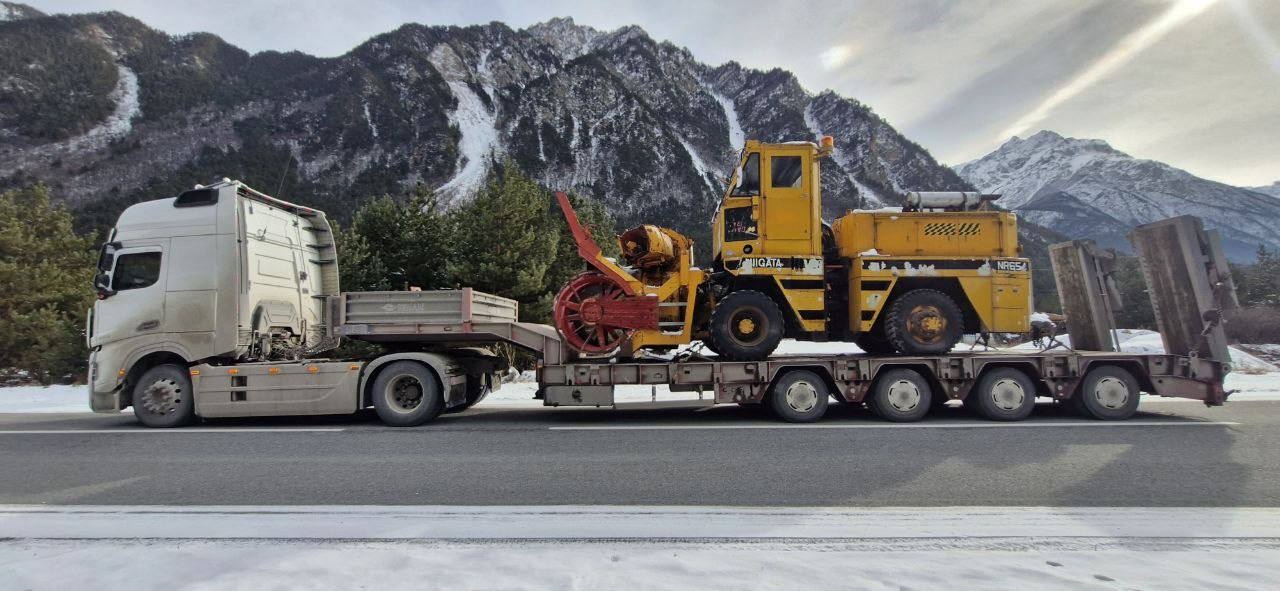 Снегоуборочная машина с жаткой, Стур-Дигорское сельское поселение  - Шахты